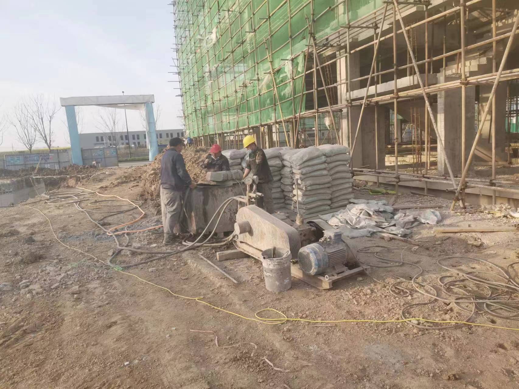 夏河别墅下沉注浆