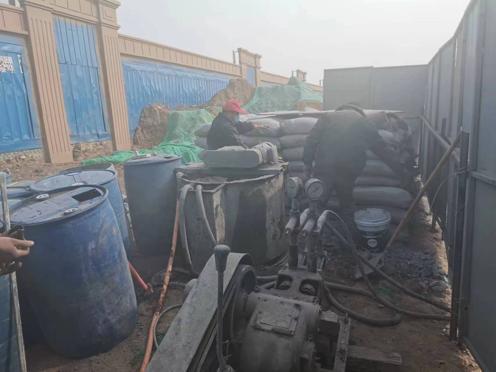 夏河房屋下沉注浆